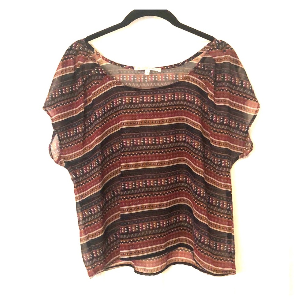 Collective Concepts Sheer Crop Top